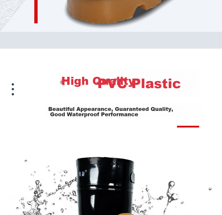 Gongtai Oil And Acid Resistant Food Safety Boots, Rain Boots Waterproof Boots, White, 508mm Height/37.5cm High, Size 40 8