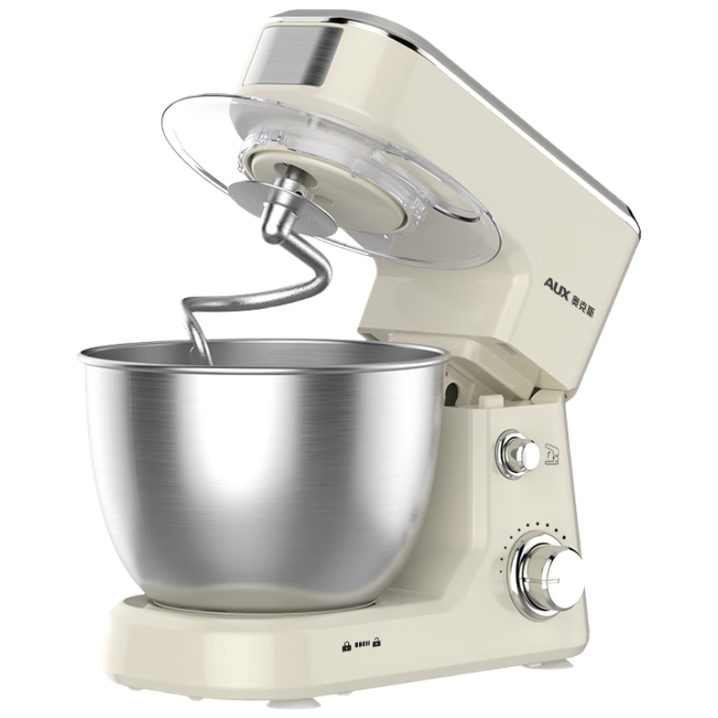 AUX Kitchen Machine 5L Multifunctional Stand Mixer Dough Kneading Machine 1000W Automatic Egg Beater Cream Whisk SC-236