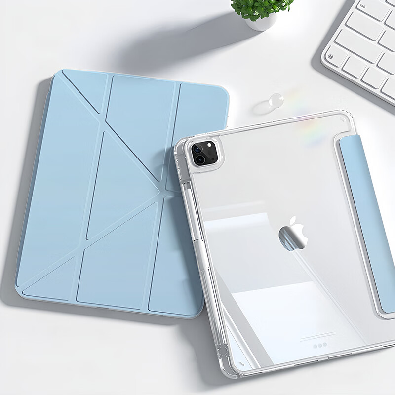 Kapeden Compatible with Apple iPad Air 11-inch M4 Case Air 8/7/6th Gen 2026 M4/M3 Universal Tablet Stand Protective Cover Y-Fold Pen Slot Lavender