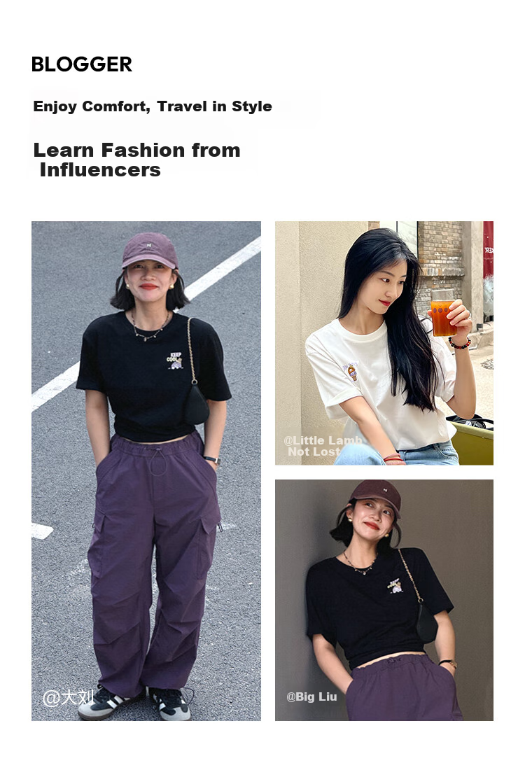 Semir [Colorful Cool-Feeling T-Shirt] Women's Short-Sleeve T-Shirt, Mid-Length, Loose-Fitting, Comfortable Embroidered Top, 109324100007 19