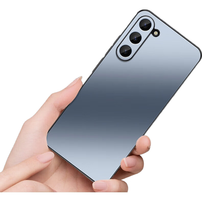 Чехол для Samsung S23 Shangsu, защитный, AG матовый, полный охват, черный графит