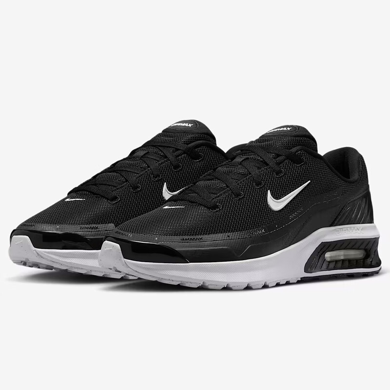 NIKE Men's Casual Shoes AIR MAX BIA Sneakers IF2624-005 Black And White, Size 40.5