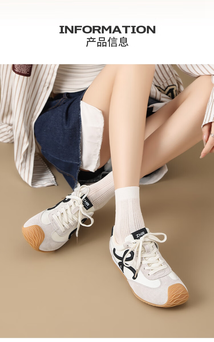 ZHR Dexun Women's American Retro Sports Casual Shoes, Low-Top Soft-Soled Patchwork Women's Sneakers, QT32 Lemon Yellow, Size 38 7