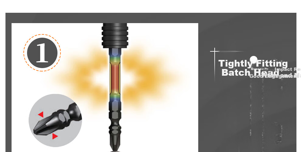 ANEX Black Dragon Resistant Screwdriver Bit ABRM-2065, Resistant to 40V Strong Magnet, Double-Ended Phillips Screwdriver, PH2X65mm, 2-Piece Set 9