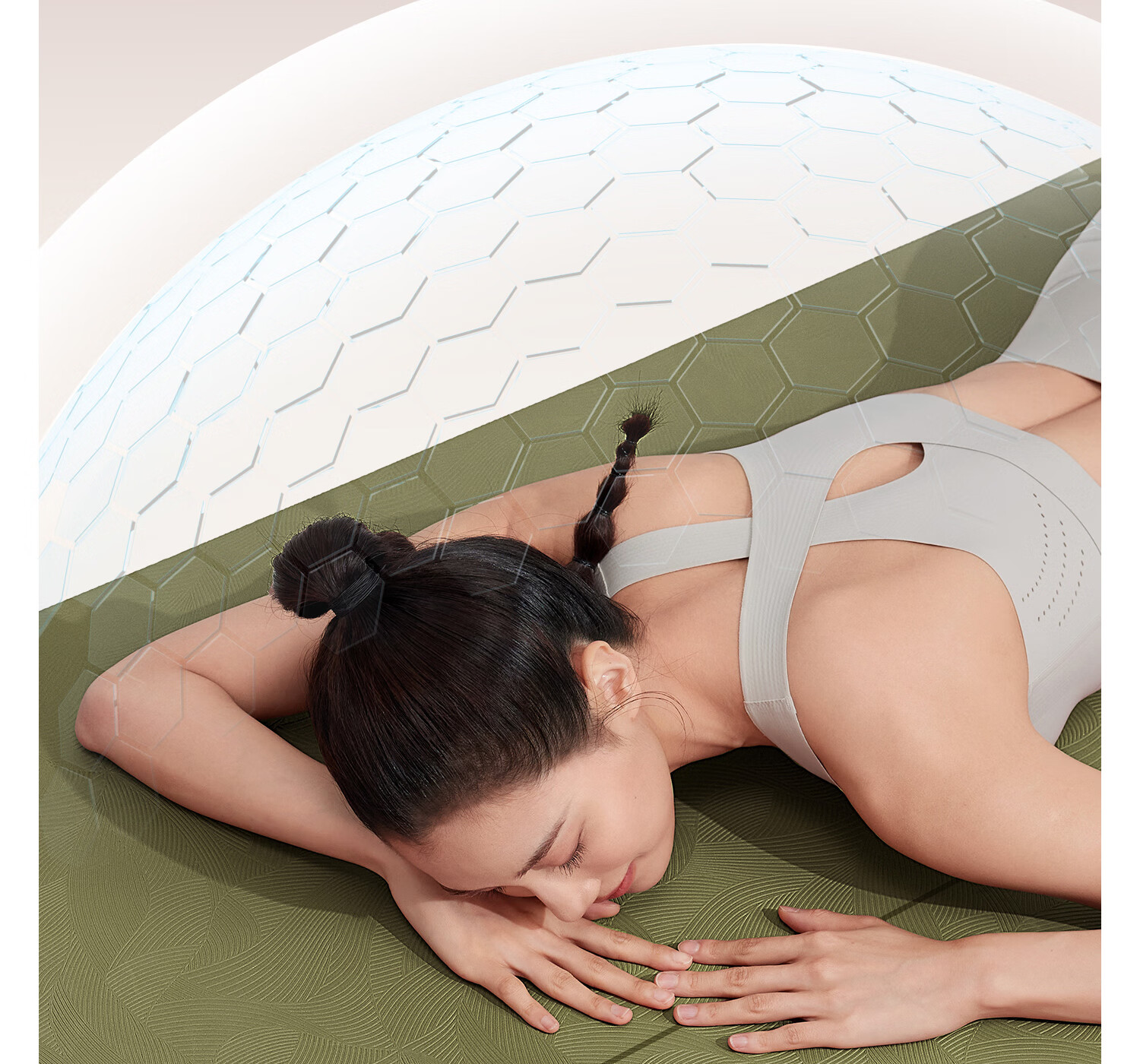 Yottoy Antibacterial Yoga Mat Non-Slip Mat Women's Floor Mat Home Fitness Mat Thickened Shock Absorption Silent Soundproof Exercise Mat 13