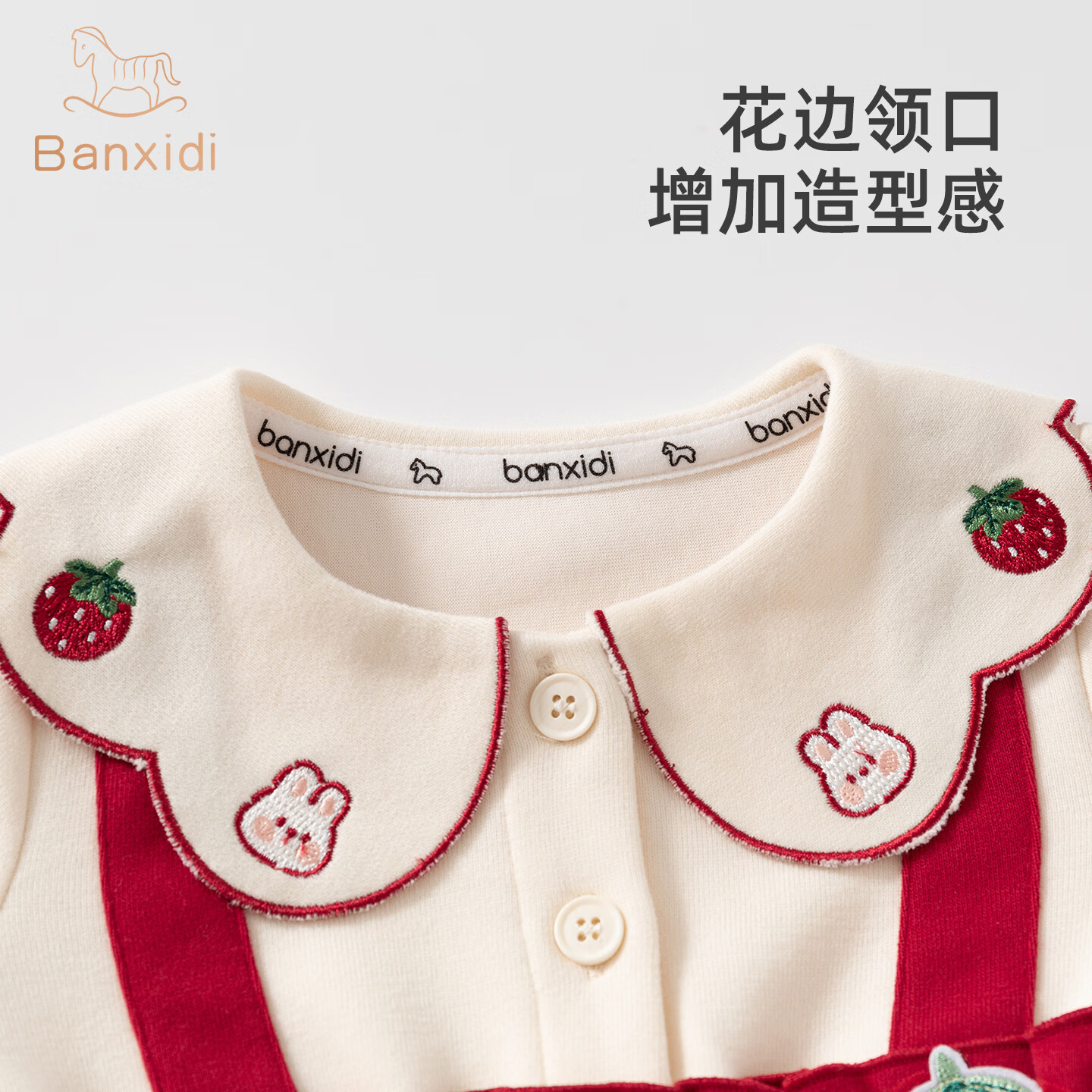 Banxidi Girls Dress Spring 2026 New Stylish Baby Princess Dress Birthday Dress Infant Dress New Year Dress Spring