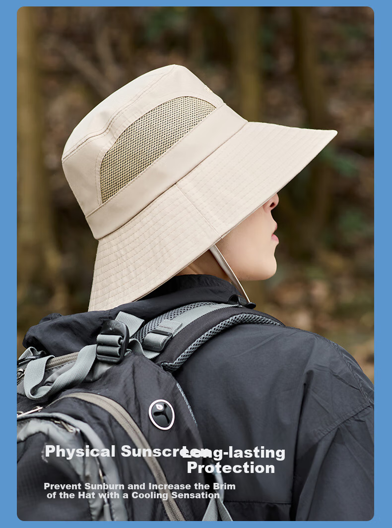 TUCANO Sun Protection Hat, Men's Sun Hat, Fisherman Hat, Fishing Hat, Hiking Hat, Sun Hat, Outdoor UV Protection Cap for Me 3