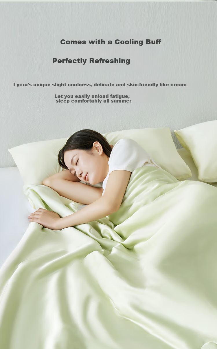 JD Original Gelato Ice Cream Quilt, 60-Thread Count Tencel Cooling Comforter, Air Conditioning Summer Quilt, Machine Washable, Avocado Green, 1.5x2m 7