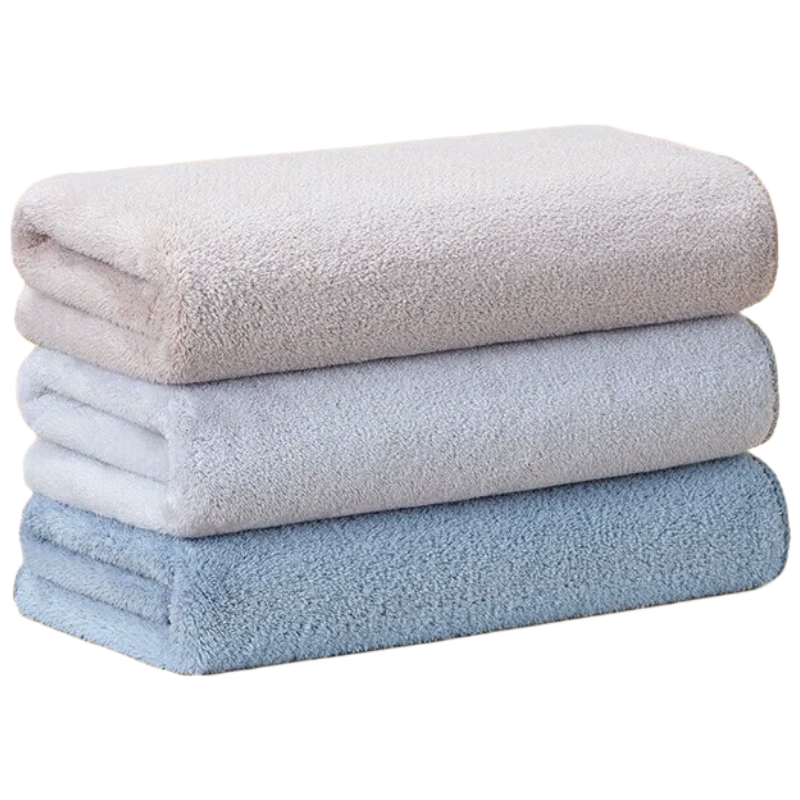 HOYO Japanese Towels for Men, Class A Snow Smooth Velvet Soft Absorbent Bath Towels, 3-Pack White Tea/Thin Ink/Thousand Grass Sports