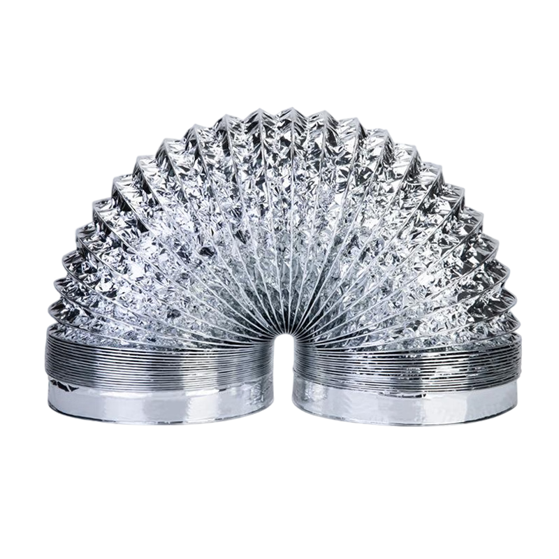 Jingba Range Hood Exhaust Pipe 170mm*2m Double-Layer Thickened Aluminum Foil Flexible Duct High-Temperature Resistant Ventilation Hose