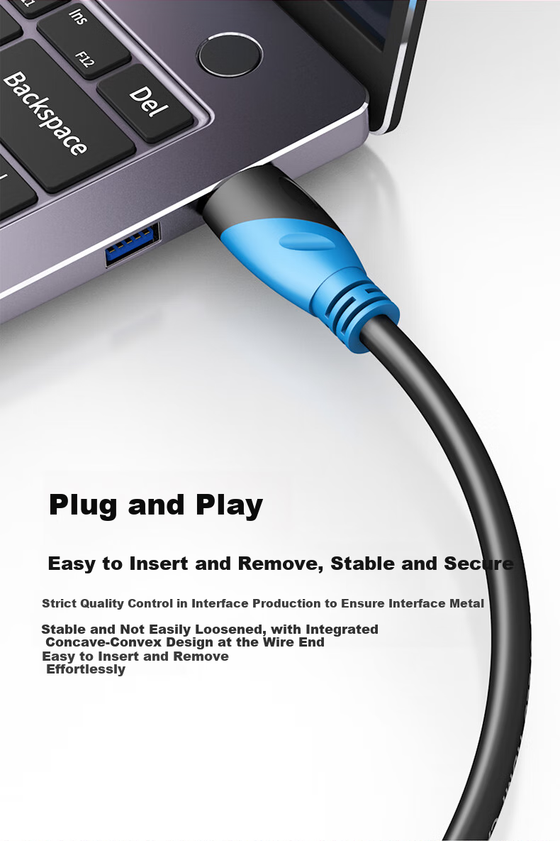 BURLEFRAN HDMI Cable Version 2.0, 4K Digital High-Definition Cable, 3D Video Cable Engineering Grade, Laptop Set-Top Box to TV Projector Monitor Data Cable, 1.5 Meters 14
