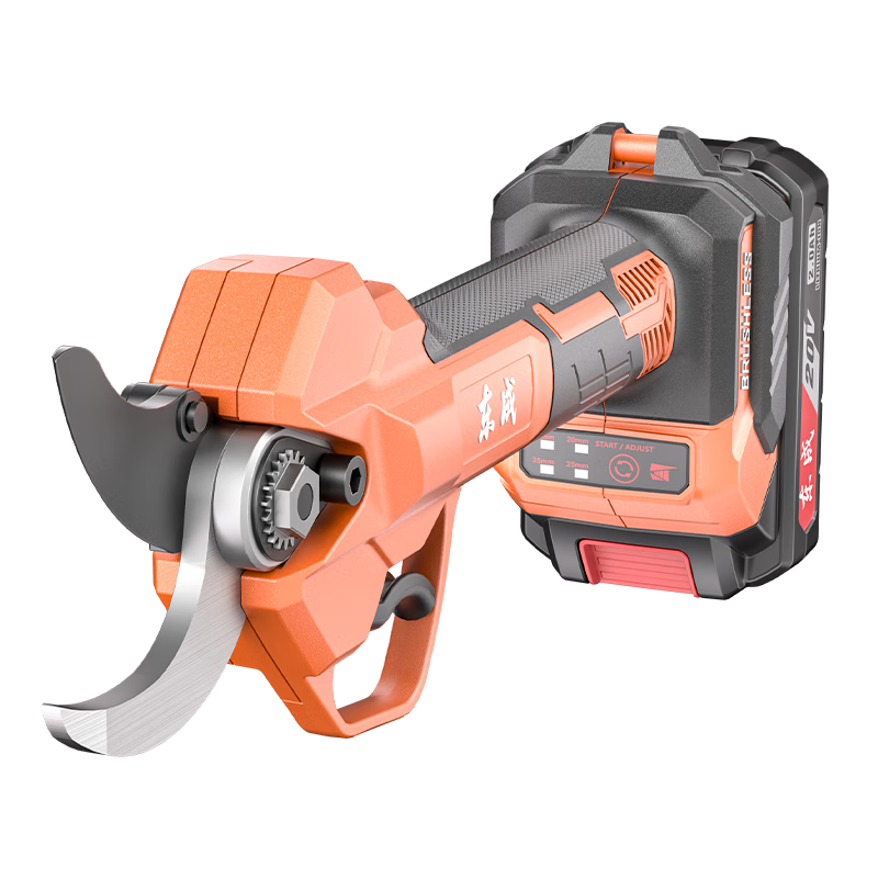 Dongcheng Cordless Brushless High-Power Pruning Shears DYD20V-35A 20V 2.0Ah Dual Battery Fruit Tree Clippers