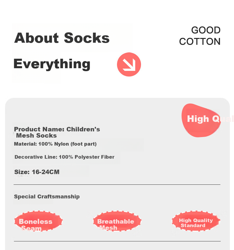 LangSha Children's Socks, Girls' Summer Ultra-Thin Crystal Socks, Versatile Lace Short Socks for Girls And Toddlers 4