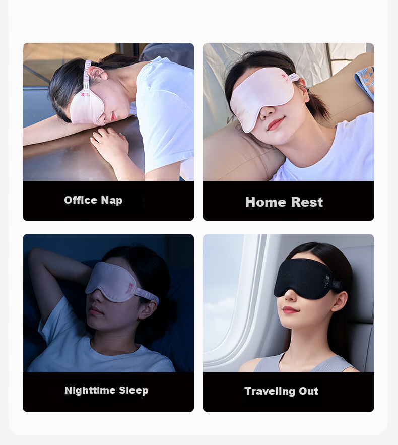 MOBIGARDEN Jinglv Sleep Mask for Adults, Eye Mask to Help with Sleep And Relieve Eye Fatigue, for Men And Women, NX25683001, Cherry Blossom Pink 9