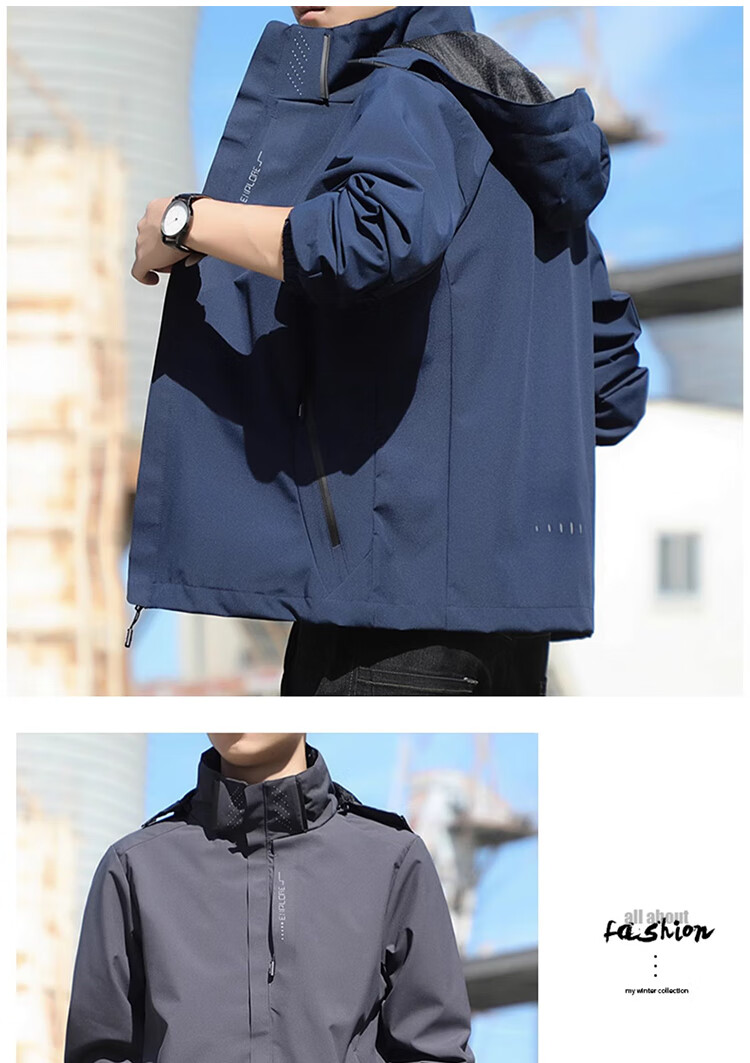 JEEP SPIRIT Unisex 3-in-1 Black Waterproof Windproof Warm Jacket 3XL 1