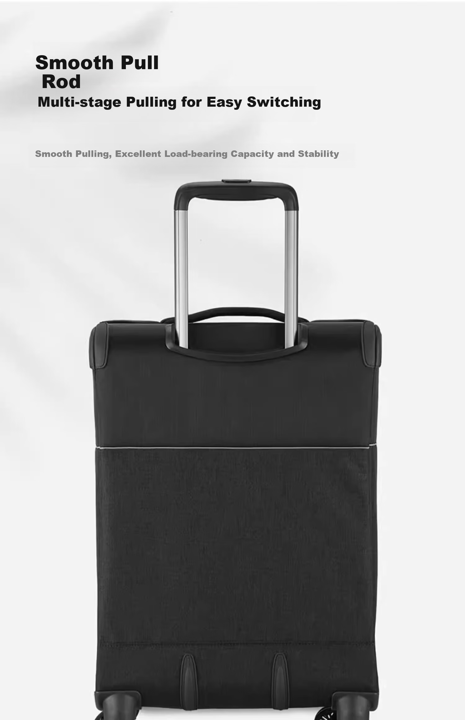 DELSEY French Ambassador Luggage, Ultra-Lightweight Password Lock Suitcase, Soft Fabric Travel Case, 24-Inch 19