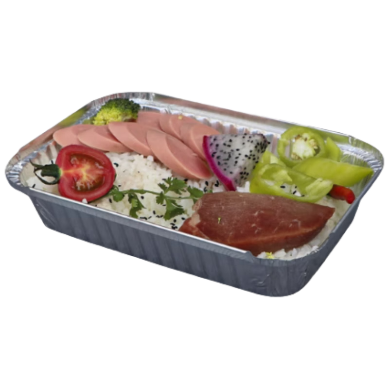 Faxilon Air Fryer Aluminum Foil Pans, 800ml Baking Disposable Trays for Oven, 20-Pack
