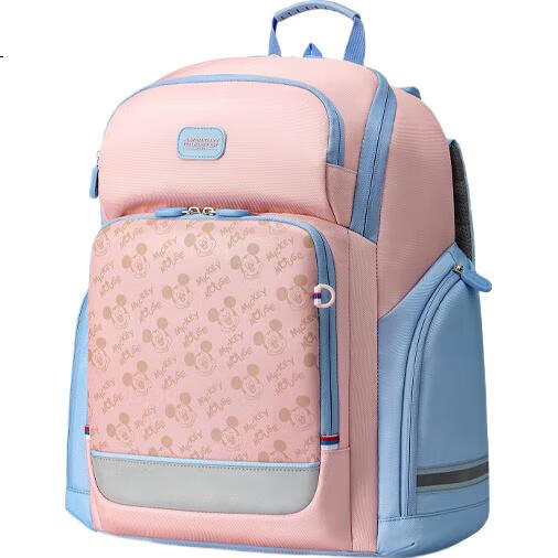 Рюкзак AMERICAN TOURISTER для девочек, удобный, для начальной школы (1-3 классы), защищающий позвоночник, антибактериальный, легкий, большой вместимости