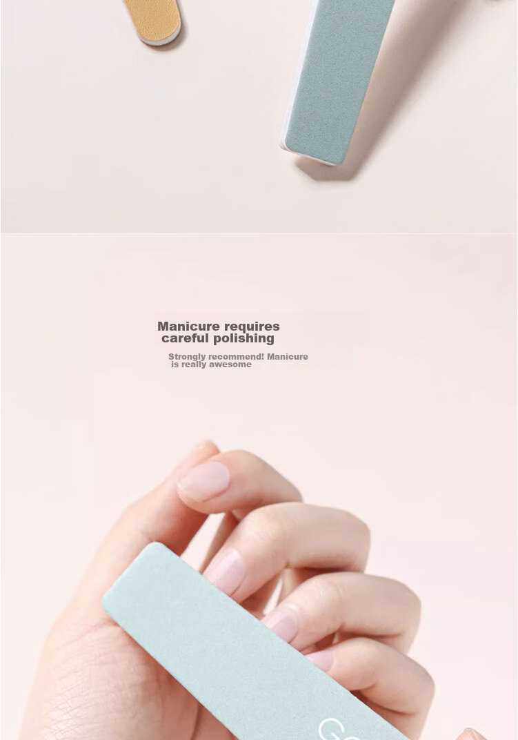 Goood Nail File, Nail Sanding Strip, Manicure File, Polishing And Grinding Strip, Specialized Sponge Rubbing Strip, Manicure Tool Set 2