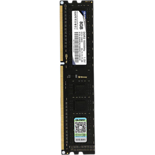 Gloway 8GB DDR3 1600 Desktop Memory Module Zhanjiang Piao Premium Chips CL11 AI Computer Accessory Upgrade
