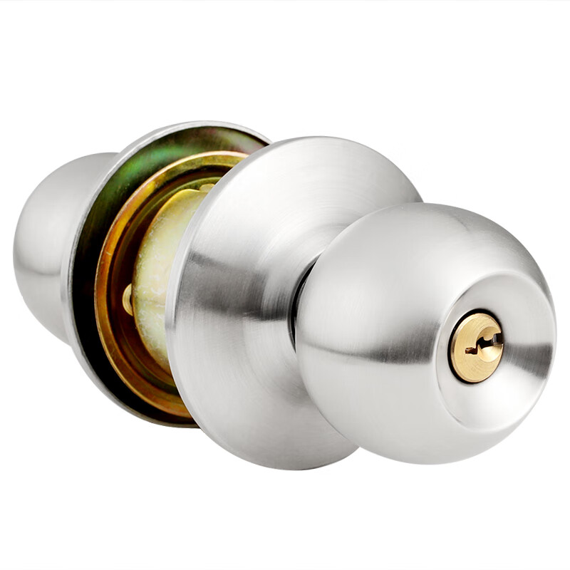 Aoben Spherical Lock Stainless Steel Ball Lock Bedroom Door Lock Office Wooden Door Lock Brass Core Double Latch 587 Universal Model