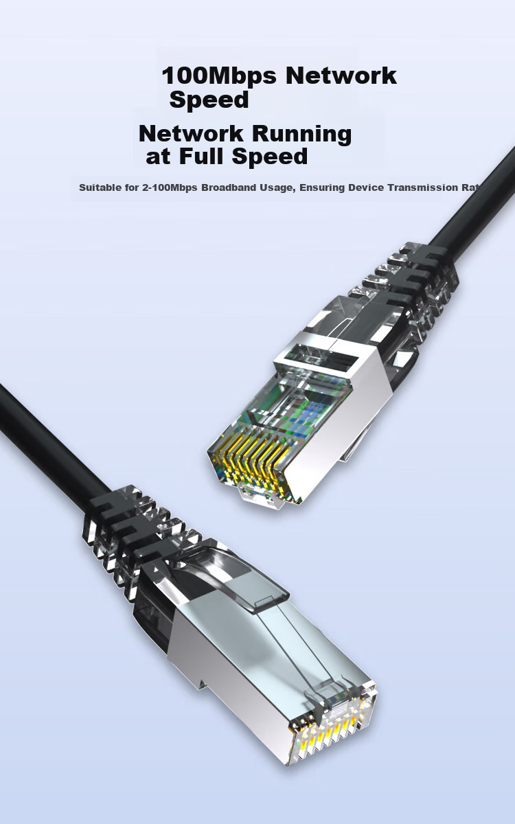 BOSENDE Outdoor Network Cable, Cat5e Gigabit 70 Meters, Surveillance Camera Network Cable for Home Use, Waterproof, Sun-Resistant, Cold-Resistant, with RJ45 Connector, Cat5 Unshielded Network Cable BSD-CPY5 2