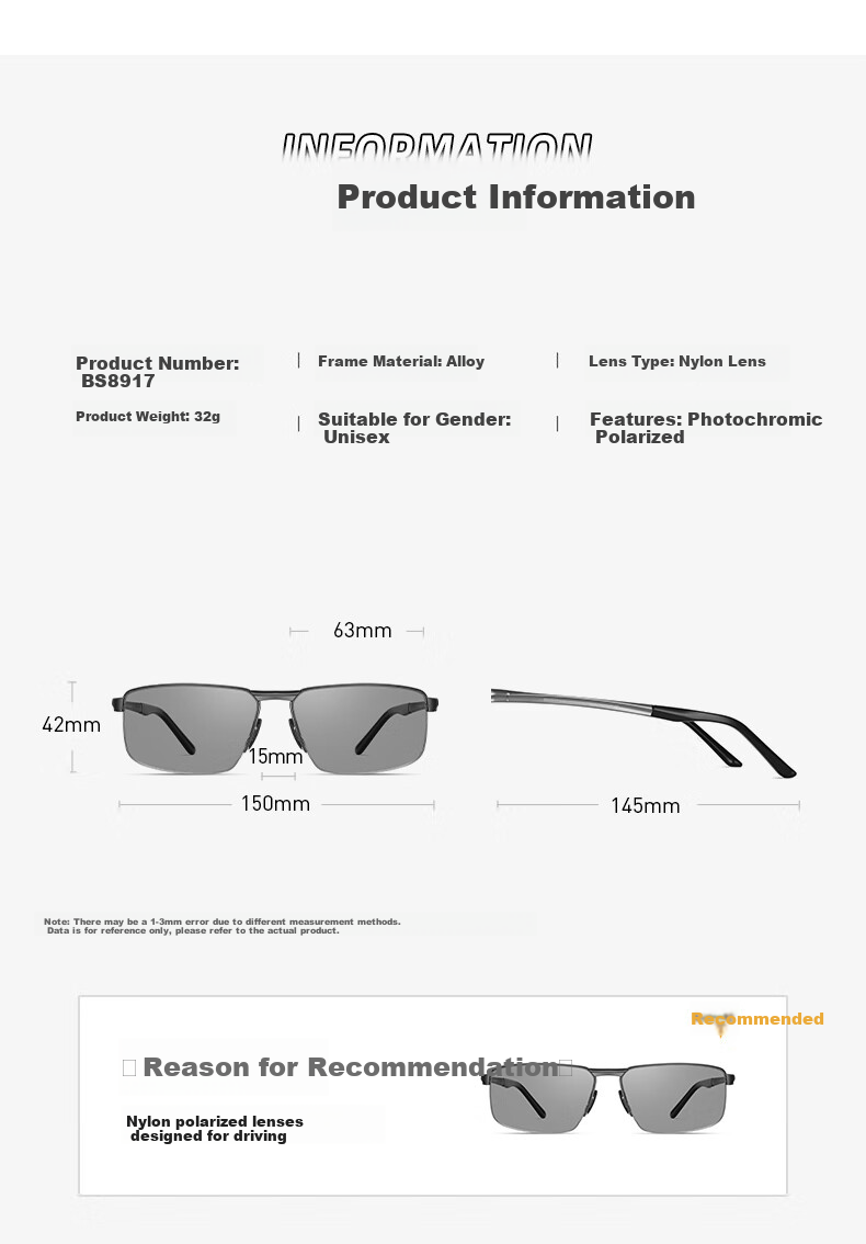 CAPONI Nylon Polarized Sunglasses for Men And Women, Driving Sunglasses, Fishing Sunglasses, UV Protectio 12