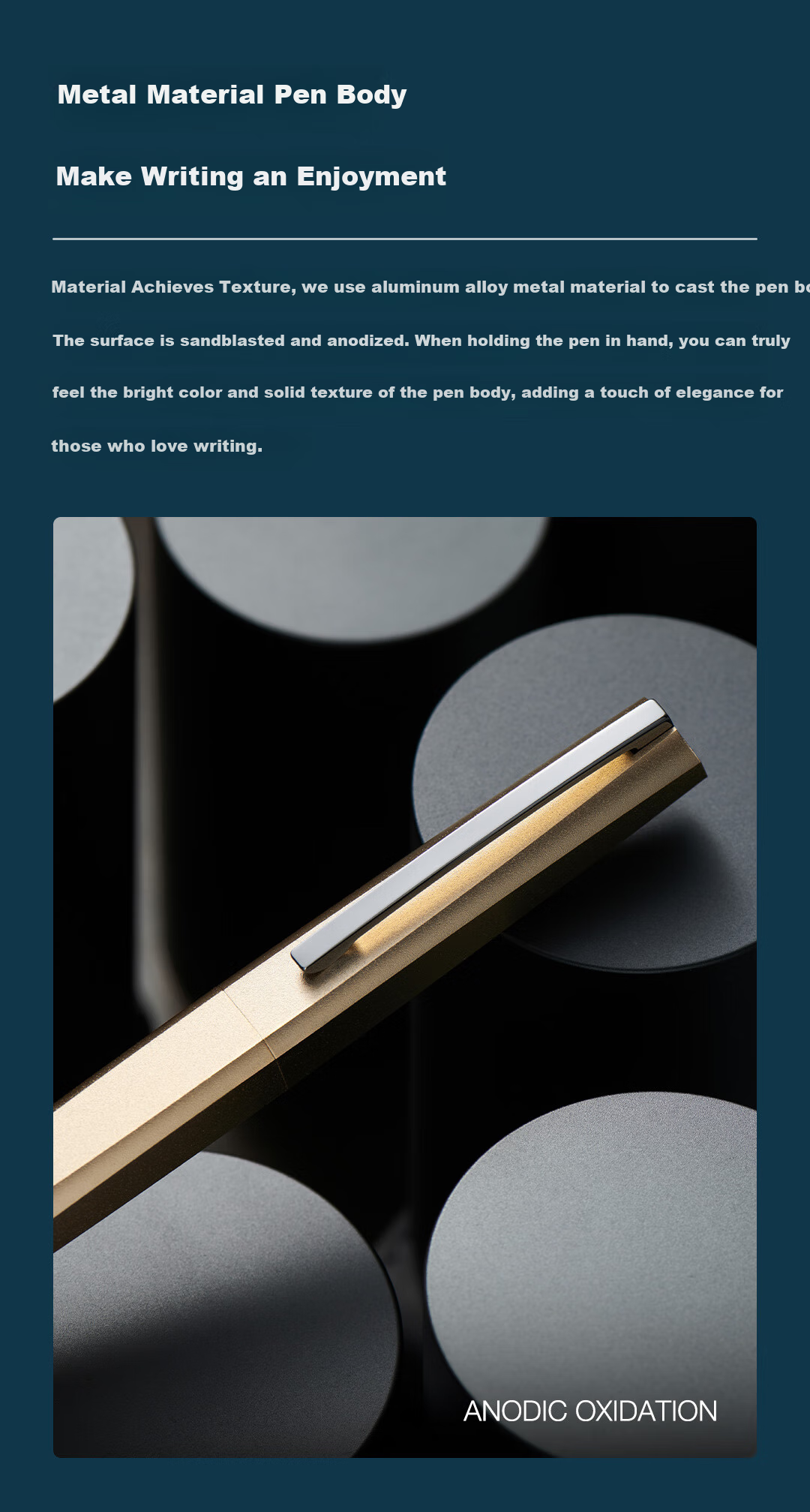 KACO [Gift for Teachers] Premium Signature Pen 0.5mm Black Ballpoint Pen Birthday Gift for Men And Women Business Gift Gold 4