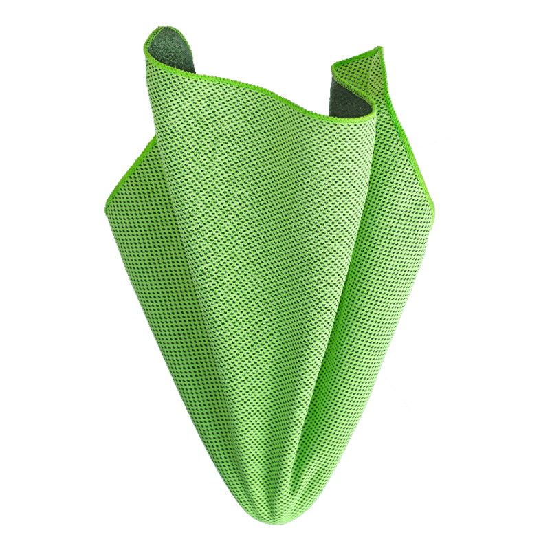 HOYO Japanese Cooling Sports Towel Quick-Drying Fitness Running Sweat-Wiping Ice-Cool Absorbent Military Training Sports Towel Fluorescent Gree