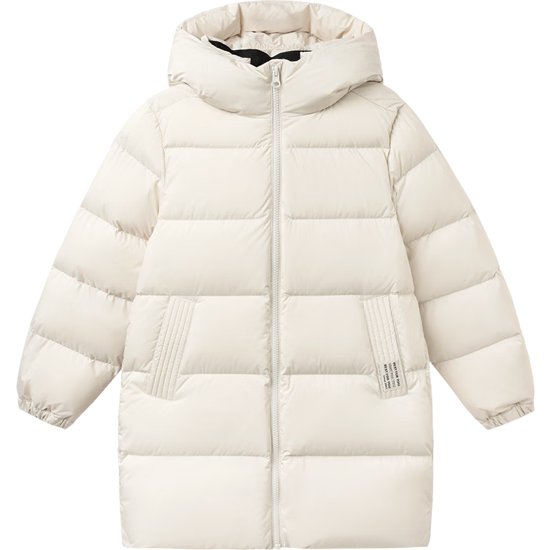 BALABALA Kids Down Jacket Boys Girls Outerwear 2025 Autumn Winter Baby Clothes Mid-Length Warm Fashion Top