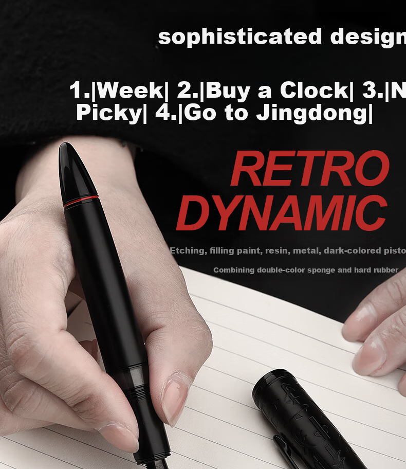 Hongdian (LT.HongDian) Fountain Pen High-End N6 Business Set, Chinese Style Birthday Gift for Men And Women, Calligraphy Practice Fountain Pen Gift Box 11