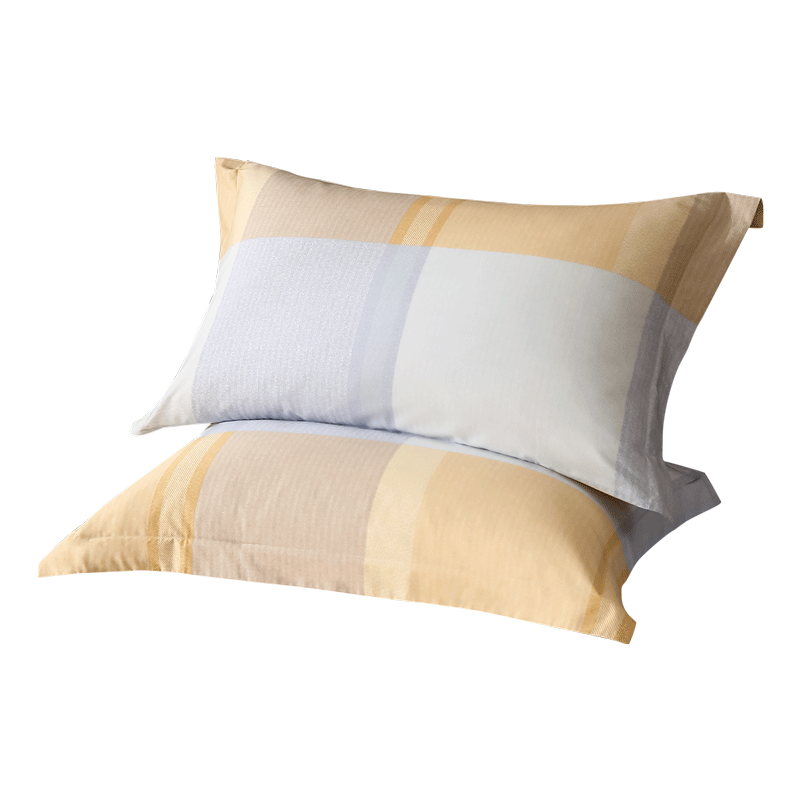 Mercury Home Textile 100% Cotton Pillowcase Single Piece A-Class Pillow Cover Bedding Pillowcase 48x74cm