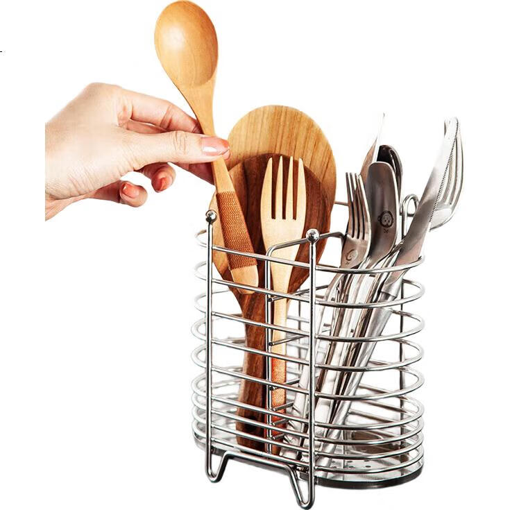 Держатель для палочек MAXCOOK, стойка для хранения столовых приборов из нержавеющей стали, контейнер с дренажем и защитой от плесени, два отделения MCWA205