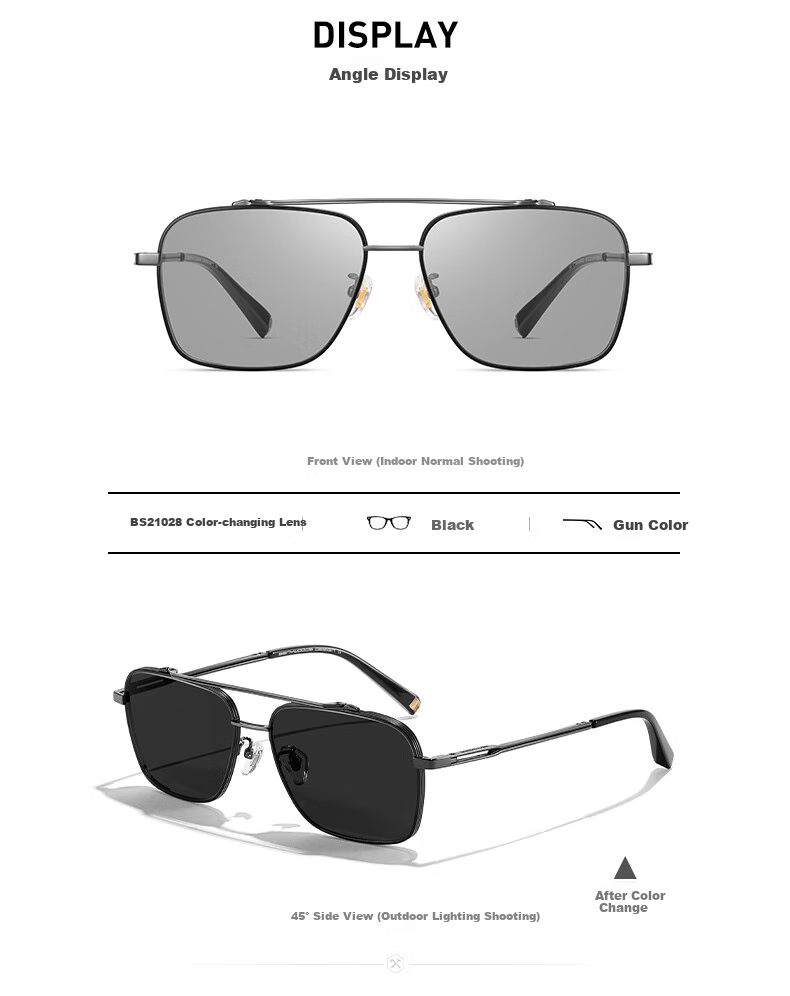 CAPONI Polarized Sunglasses for Men, Photochromic Sunglasses for Day And Night Use, Driving-Specific Glasses, UV Protection And Sun Protectio 11
