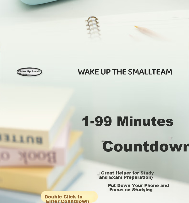 BANDIAN ORIGINALLITY Cute Smart Alarm Clock for Students' Wake-Up, Cartoon Desktop Electronic Timer for Boys And Girls, Back-To Season Gift 8