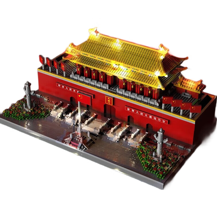 Конструктор SHANGYUN "Небесный дворец" (4666 деталей + подсветка), модель сборная, подарок для детей от 6 лет