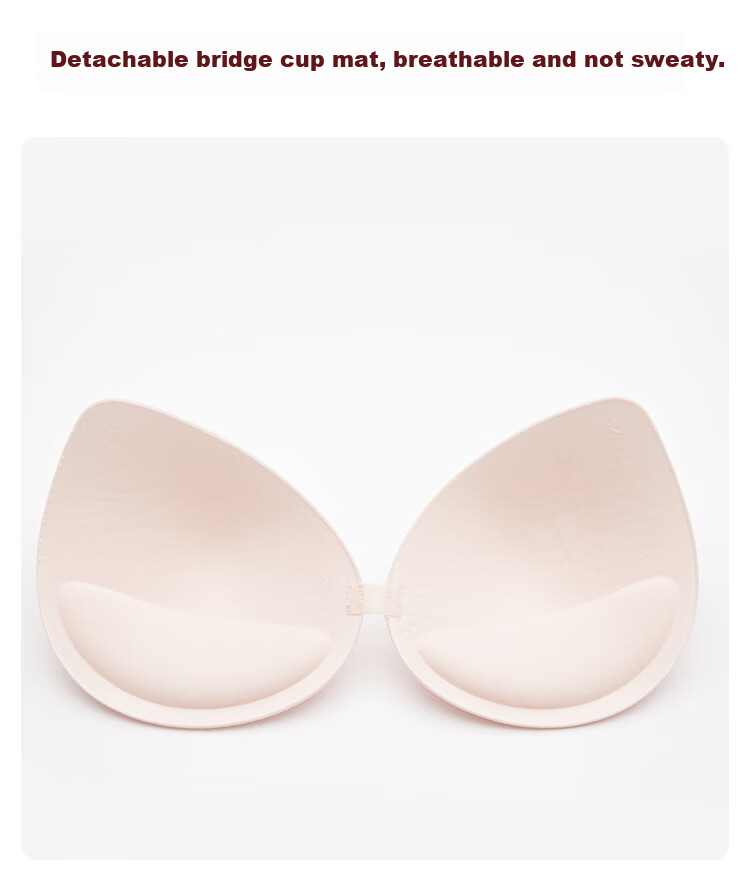 Ordifen Women's Lingerie Gift Set, One-Size Invisible Seamless Push-Up Wireless Thin Bra Set, Gift, Gray 4