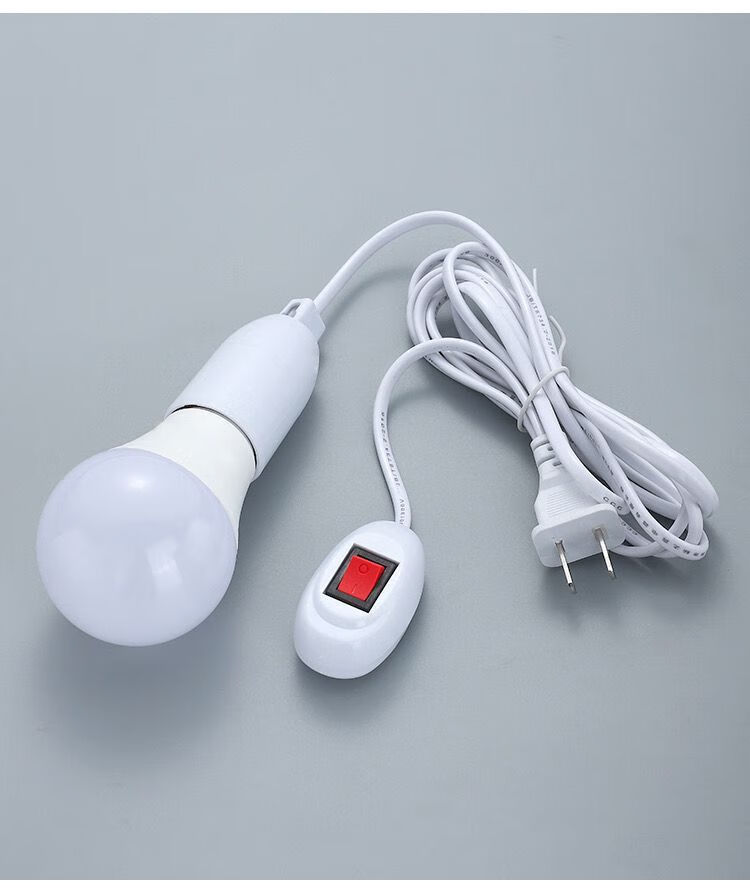 Yunzhizhuo E27 Screw Socket Lamp Holder with Switch and Plug Extension Cord Hanging Pendant LED Bulb Holder 5m Cable (Actual Length 4.1m) 8