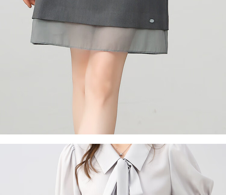 Sentubila Elegant Temperament Commuter A-Line Skirt Women Summer High-End Slim Patchwork Mesh Casual Mid-Length Skirt 12