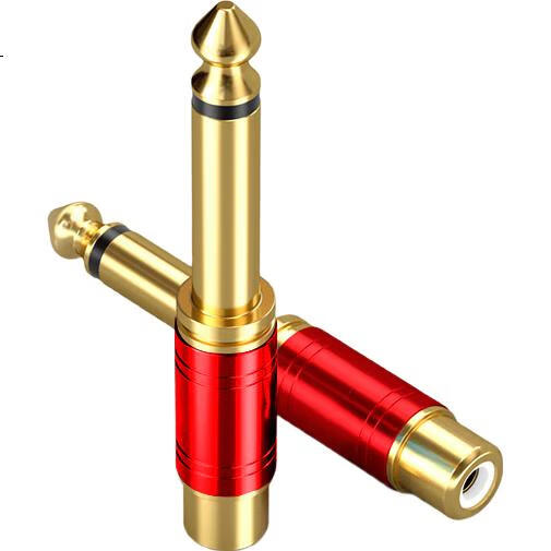 Адаптер SHOCHAN 6.5 мм Male на XLR Female, 6.35 мм на RCA, для микрофона и динамика, 1 шт. SQ-6.5K