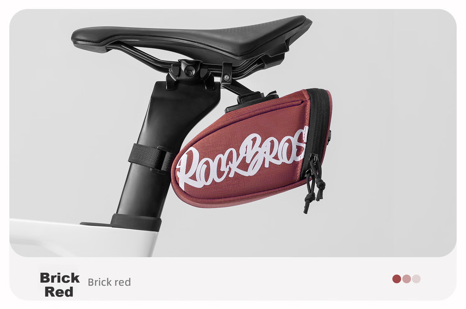 ROCKBROS Bicycle Tail Bag, Portable for Road And Mountain Bikes, Folding Bike Saddle Bag, Cycling Seat Cover Accessory, Black 11