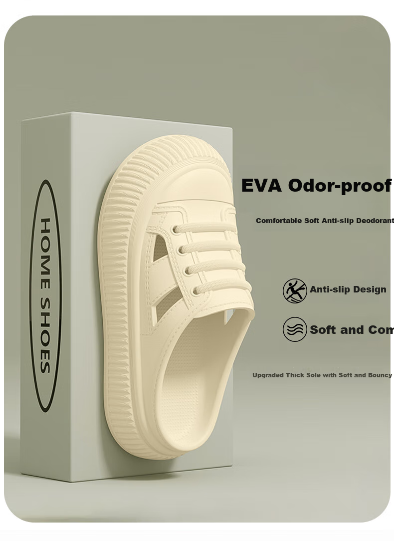 YUZHAOLIN Women's Summer Open-Toe Slip-On Anti-Slip Work Sandals YG818 White Size 36-37 6