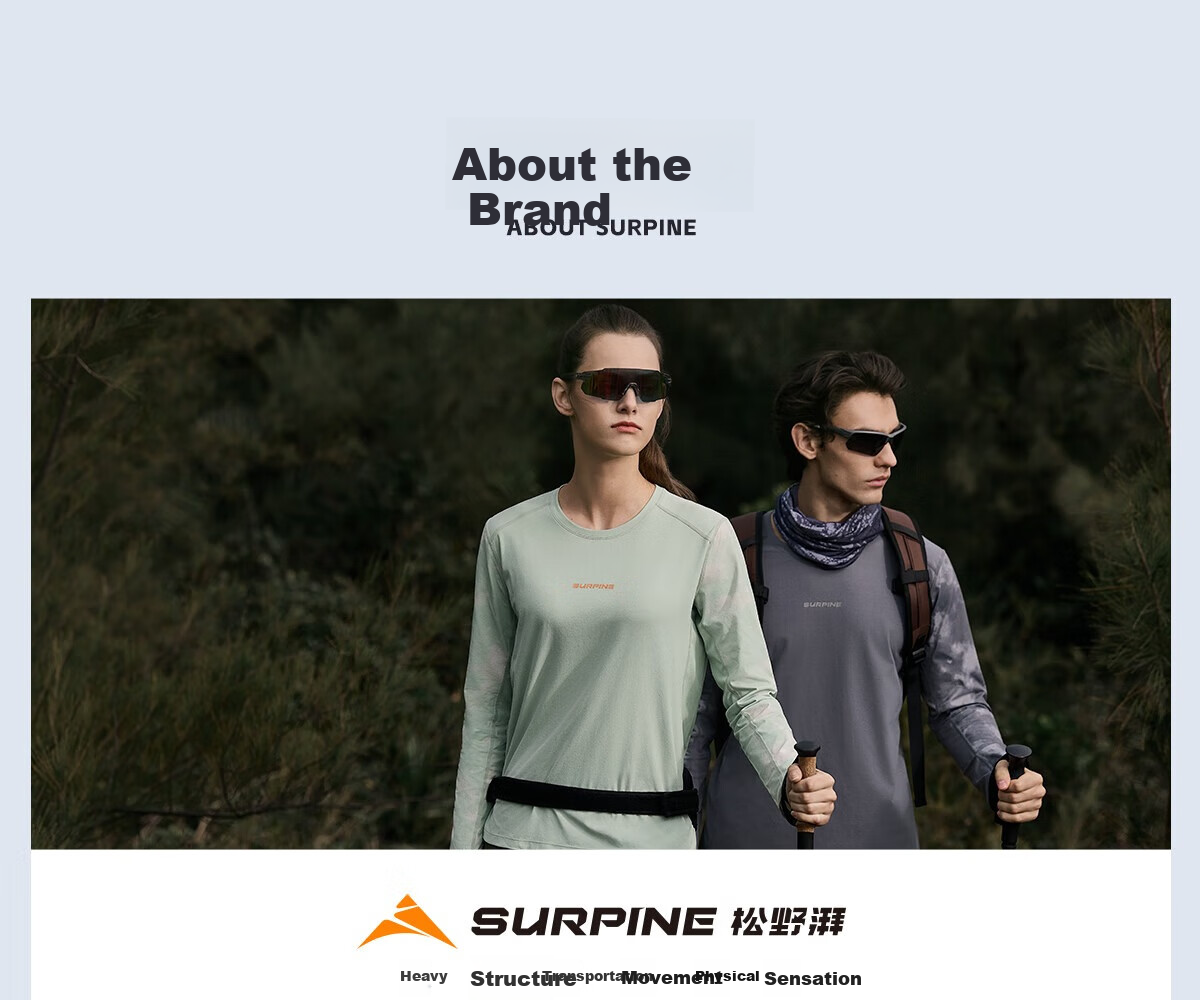 SURPINE Tafeng Series Wear-Resistant Reinforced Hiking Tight Pants, Outdoor Sun Protection Quick-Dry Long Pants, Obsidian Black, L 23