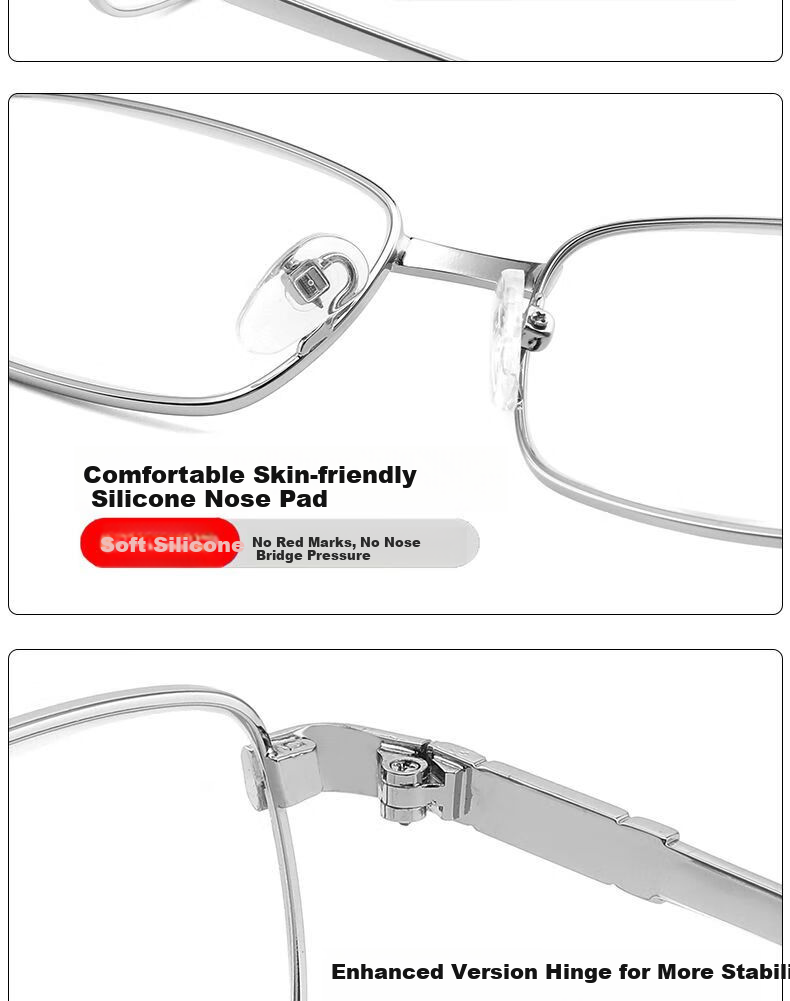 Mumujian Natural Crystal Reading Glasses for Middle-Aged And Elderly Men And Women, High-Definition Premium Glass Stone Reading Glasses, Ultra-Lightweight High-End Pure Titanium 11