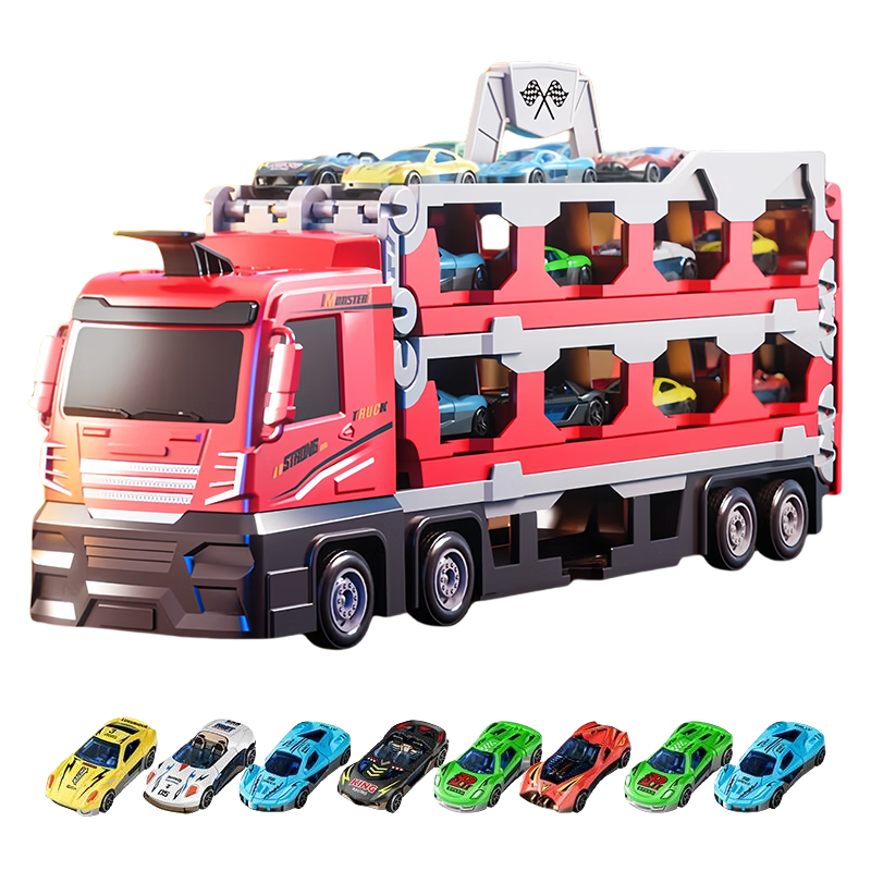 Martin Brothers Kids Toy Car Launch Track Transforming Big Truck 3-6 Years Engineering Vehicle Toy Boys Birthday Gift