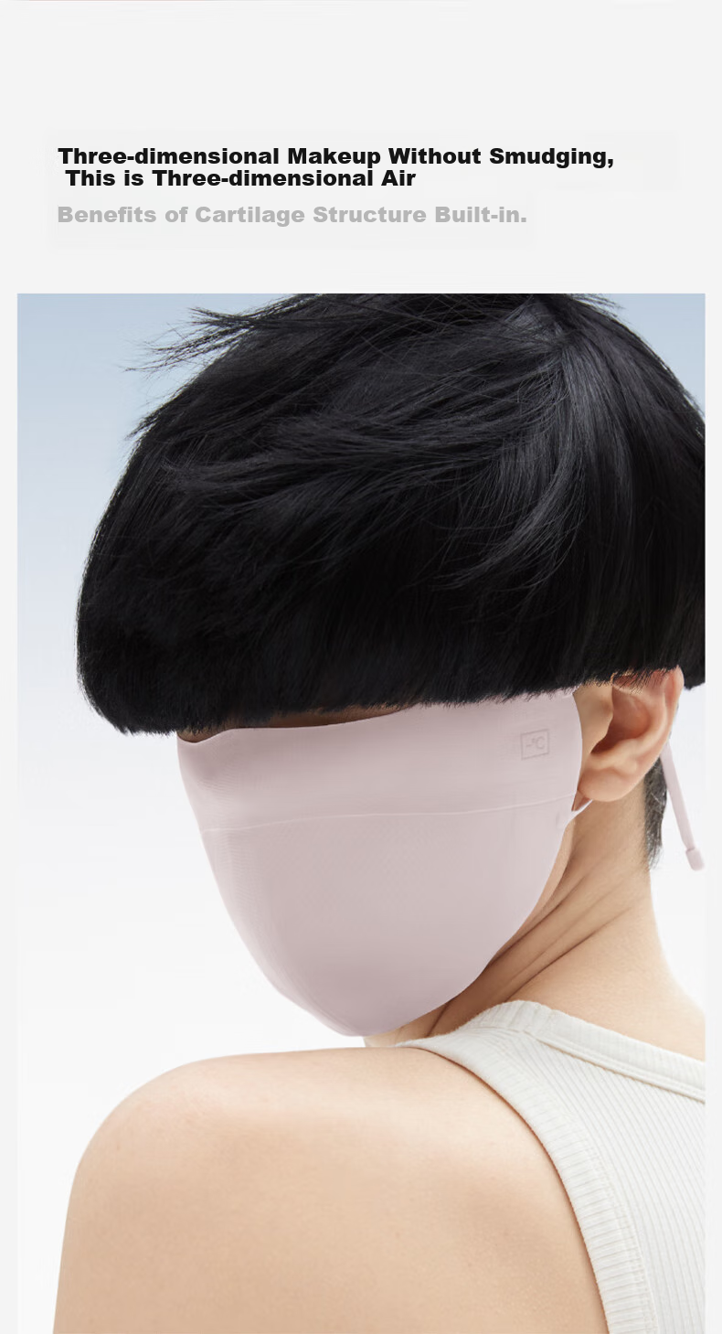 Bananain Liangpi 301UV Air Sun Protection Face Mask, Unisex Ice Silk Full-Face UV-Resistant Sunshade Face Cover 9