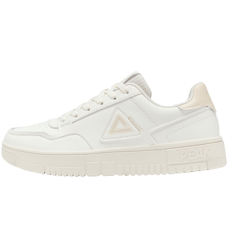 PEAK Men's Sneakers, Summer Low-Top Casual Shoes, Air Force One Style White Shoes, Versatile Sports Shoes for Men DB531127