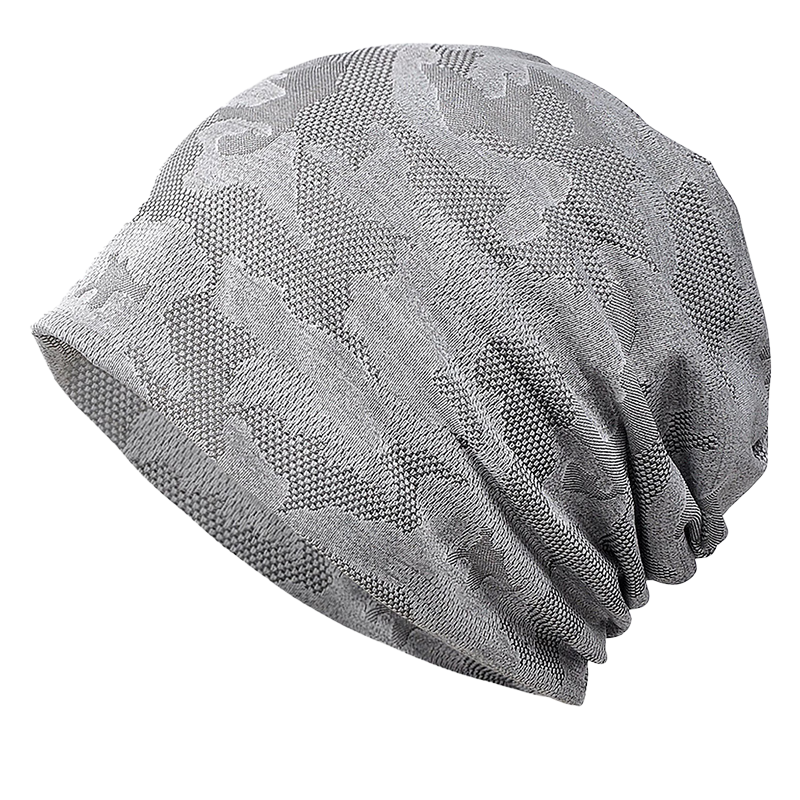 Seven-Color Spun Toe Cap Hat for Men Summer Sports Running Quick-Dry Cooling Cap Stackable Thin Sleep Hat for Women Ice Silk Sun Protection Head Cover Light Gray