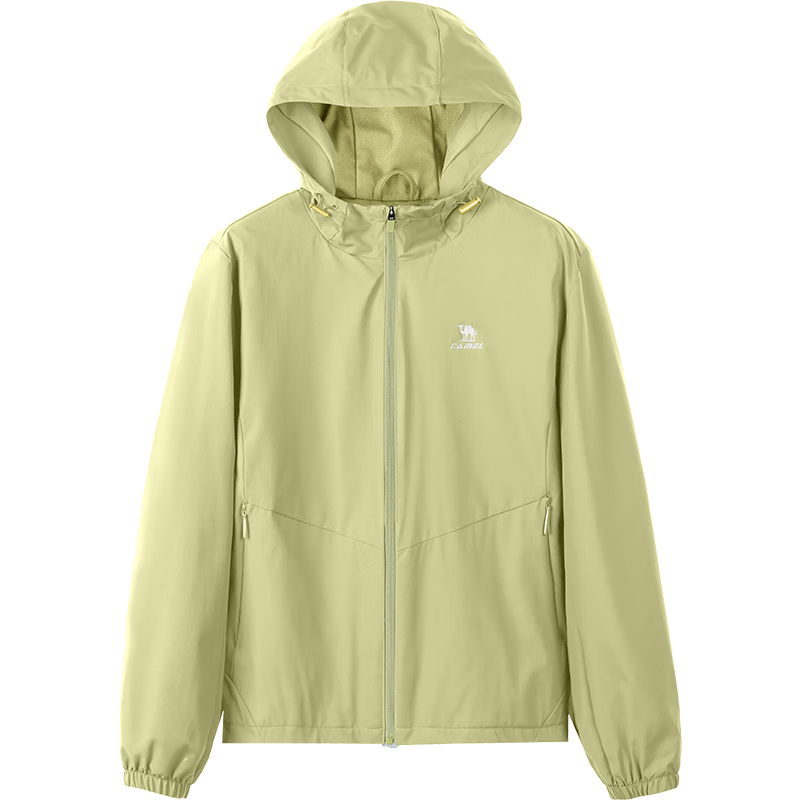 CAMEL Sports Jacket, New Style for Men And Women, Spring And Autumn Collection, Slim Fit, Fleece-Lined Casual Jacket, Outdoor Water-Repellent Hiking Wear, Windbreaker