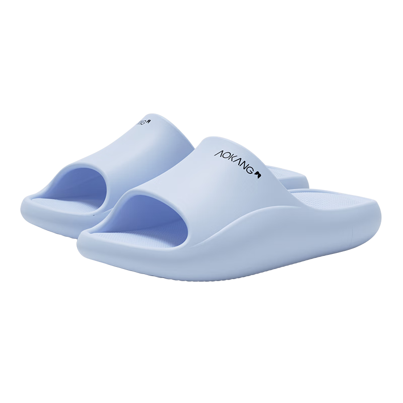 Aokang Slippers for Men, Summer Non-Slip Antibacterial Bathroom Shower EVA Odor-Resistant Stepping-In Couple Sandals for Women, Outdoor Wear